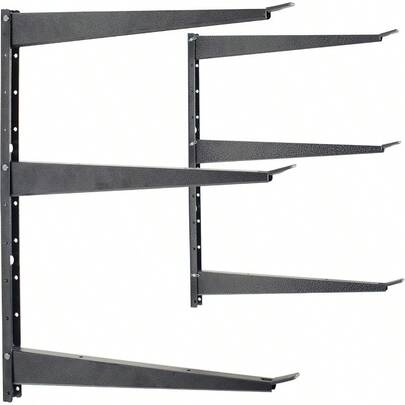 Delta Cycle And Home HDRS1000 Heavy Duty Shelf Gun Metal Grey