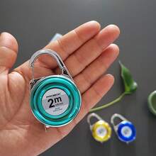 2m Mini Retractable Tape Measure, Portable Home Use Design, Suitable For Daily Clothing Measurement Scenarios