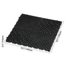 Parking Pad - 15,7 * 15,7 pouces noir 24 pièces 0,75 pouces - Voir 10
