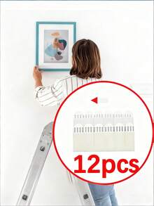 24/4pcs Reusable Removable Double-Sided Adhesive Tape, Damage Free Strong Magic Sticker Strips, Suitable For Fixing Photo Frames, Boards, Curtains, Decorations, Kitchen Utensils, Bathroom Storage, Exhibition Boards, Posters, Temporary Signs, Price Lists, Projection Screens, Calculators, Small Printers, Phone Holders, Car Fragrance, Small Decorations, First Aid Kits, Curtains, Tablecloths, Cushions, Anti-Slip Sofa Pads - one-size - View 12