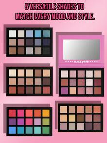 MISSLYN - 15色珠光哑光黑色小丑眼影盘，暖棕色烟熏眼妆，高显色度，易于晕染，适合Y2K、派对、海滩、旅行、假日、送礼、时尚女孩、化妆品、角色扮演、春夏，色彩鲜艳，营造迷人氛围，自然色调 - #4 Royal Joker - 查看 5