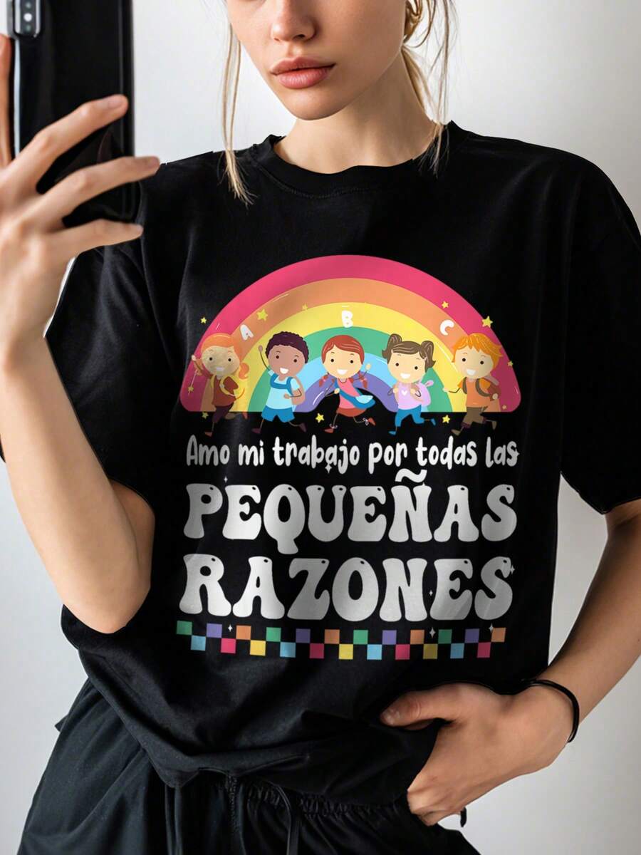 Women T-Shirts - Black - View 1