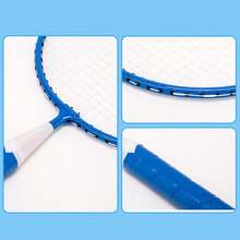 1 Pair Badminton Rackets Ball Set Sports Game  Indoor Outdoor Random Color