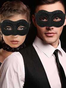 1pc Unisex Venetian Masquerade Mask, Suitable For Halloween, Carnival, Costume Parties, Balls, Role-Playing, Holiday Costumes - Multicolor - View 4