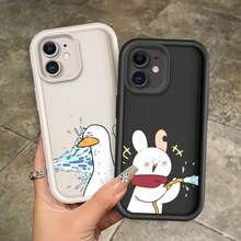 Cartoon Duck And Rabbit Suitable For Apple  11 XR XS 8 7 SE 2022 Max Plus Mini Eye Ladder Phone Case - Mixed Color 4 - View 6