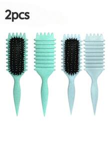 3pcs/2pcs/1pc Curling Iron - Anti-Static, Double Brush Head Area Suitable For Curly/Wavy Hair/Normal Hair Quality, Compatible With Flat Clips, Is The Gift For Women - Suitable For All Hair Types, Curling Iron, Ergonomic Handle, Comfortable Grip,Back To School,Travel Holiday Essentials,Hair Accessories For Women - Multicolor - View 18