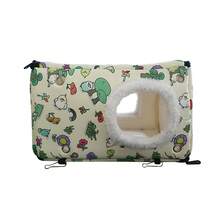 1个大容量鸟巢/鹦鹉巢，温暖隔热，适合鹦鹉过冬，易于拆卸和清洁，适合小型宠物 - 綠色 - 查看 12