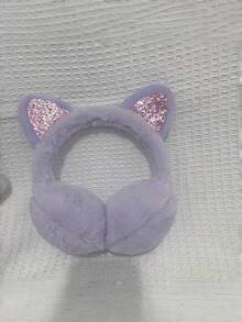 儿童冬季耳罩，女童耳罩，男婴耳罩，毛绒加厚耳罩，适合7-16岁儿童