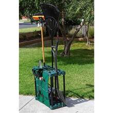 Lenoxx Garden Tool Organizer Portable Utility Rack Holds 40 Yard Tools Garage Organizers And Storage Home Essentials