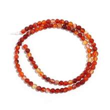 1 件天然红条纹玛瑙珠串，4/6/8/10/12 毫米时尚手工 DIY 散珠，适用于手链、项链、珠宝、手机链、钥匙扣 - 紅色條紋瑪瑙 - 查看 7