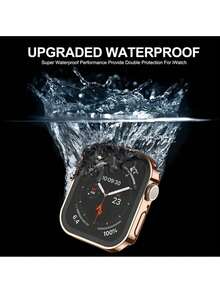 这款防水表壳兼容 40mm、41mm、42mm、44mm、45mm、46mm 和 49mm 的 表盘。采用防水、防震、防刮的硬质 PC 材料，配备钢化玻璃屏幕保护膜和防水垫圈设计。兼容 Ultra / Series 11 / 10 / 9 / 8 / 7 / 6 / 5 / 4 / SE。佩戴舒适，触感灵敏。男女皆宜的运动休闲风格表壳。 - 玫瑰金 - 查看 5