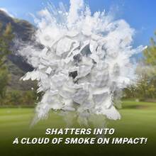 Exploding Golf Balls For Golf Party, 3 Packs Prank Golf Balls That Explode On Impact - White - View 2