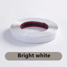 1 قطعة شريط لاصق من البي في سي بطول 3 أمتار وعرض 2 سم لتزيين الزوايا الداخلية للحائط، شريط حماية من الاصطدام لحواف الأثاث والطاولات