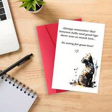 1pc Funny Christmas Card - Sassy Cat With Santa Hat & "He Wouldn't!" Text - Perfect Gift For Cat Lovers, Colleagues - Paper Material Holiday Card, Australian Christmas Greeting Card, Christmas Card Funny, Christma Card With Envelope, Christmas Animal - Multicolor - View 5