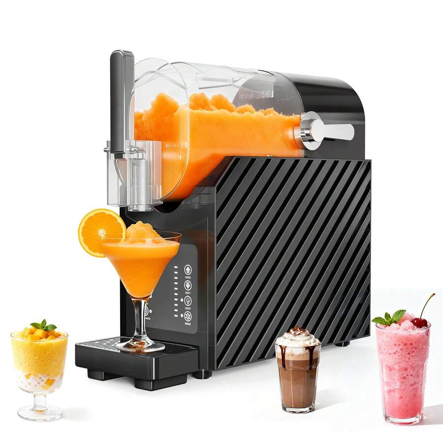 BackID 88oz Slushie Maker Machine,Auto-Clean,LED Display,3 Preset Program, Frozen Drink Smoothie Slushy Machine For Milkshakes, Margaritas, Frappes And More - US B Type Plug(110-127V) - View 1