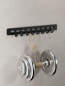 1个厨房挂钩，免钻孔多功能家用支架，壁挂式厨房用具收纳架，壁挂式收纳架，勺子，铲子，小锅，抹布，锅盖收纳架，现代家用和商用厨房收纳架。 - 彩色 - 查看 9