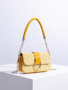 2025 Neue minimalistische kleine quadratische Unterarmtasche, schicke Schulter-Umhängetasche für Frauen