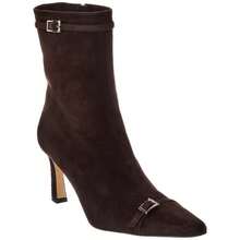 Bruno Magli Addison Suede Bootie - 灰褐色絨面革 - 查看 4