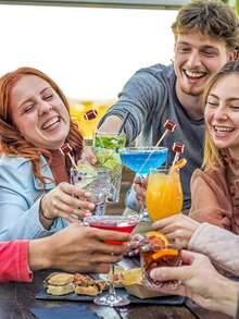 100pcs-Football-Shaped Cocktail Picks, Decorative Toothpicks For Appetizers, Football-Ended Cocktail Skewers Wooden Decorative Fruit Toothpicks, Fruit Sandwich Buffet Party Supplies Long Bamboo Toothpicks, Fruit Toothpicks For Sandwich Buffet Parties Party Supplies - Holiday Birthday Party Decorations - Multicolor - View 5