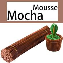 100/200/300 Pcs Pipe Cleaner Mocha Mousse Color, Pipe Cleaners, Pipe Cleaners Craft Supplies, Chenille Stems For DIY Arts Crafts Project, Pipe Cleaner For Craft Foldable Chenille Rod Pipe Cleaner, Craft Pipe Cleaner For DIY Craft And Cleaning, Chenille Stems Creative Craft Pipe Cleaners Flowers For DIY Craft Bouquets ﻿ ﻿ ﻿ ﻿ - Mocha Mousse - View 1