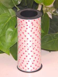 1 Rollo de cinta con estampado de corazones, cinta decorativa para fiestas, cordón trenzado para empaquetar regalos de estilo coreano con flores, cinta para decorar pasteles, cajas de cumpleaños, ramos, empaquetar regalos, cinta de satén para flores, vuelta al colegio y San Valentín - Multicolor - Ver 11