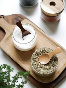 10支/5支/1支装木制迷你勺，3.15英寸/8厘米精致短柄勺，家用 - 非常适合调味、冰淇淋、甜点、茶、酸奶、婴儿配方奶粉等，厨房好帮手 - 彩色 - 查看 5