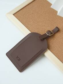 Takeoak 1 Stück personalisierter Initialen Gepäckanhänger für Koffer, individualisierter Monogramm-Namens-Gepäckanhänger mit Datenschutz-Namenskarte, personalisierter veganes Leder-Anhänger, Reise-Tasche, Rucksack-Anhänger, Geschenkanhänger, Reise-Accessoires, handgefertigt, stilvolle Reise-Geschenke, Geburtstag, Brautjungfer-Geschenke für Freunde, Pendeln, Business Lässig, Basics, individuell, ideale Geschenke für sie, ihre, Familie, Freunde, Freundin, für Jahrestage, für Geburtstage, für Urlaub/Reisen, für draußen/Ausflüge/Reisen/Wandern/Stadion/Sport/Klettern, für Geschäft/Pendeln/Arbeit/Büro, Schulmaterial, Rückkehr zur Schule, für Büro, für Schule, für Klassenzimmer, für Lehrergeschenke, für Universität, für Kollegen, für Studentenwohnheime, für Lehrer, für Jungen und Mädchen, für Teenager, Schüler der Sekundarstufe I, Schüler der Sekundarstufe II, Studenten, Erstsemester, Zweitsemester, Unterstufenschüler, schicke Herbstmode, urbane Kühle - Verschiedenfarbig - Übersicht 21