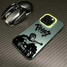 Funda de anime  compatible con Apple  16 15 14 13 12 11 XS X Pro Max Plus, funda colorida plateada, compatible con funda  17, funda  17 Pro, funda  17 Pro Max - 036YA1101AYL - Ver 2