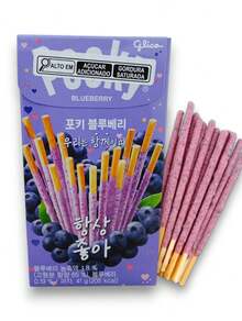 Pocky Blueberry Korean Stick Biscuit Glico 41g - 41克 - 查看 1