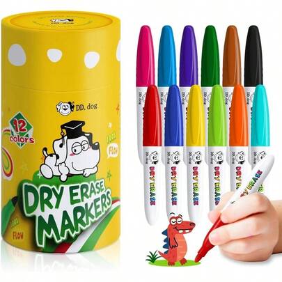 Dry Erase Markers, …