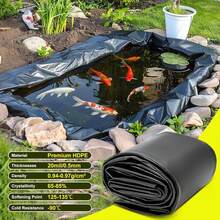 Fish Pond Impervious Film Black Waterproof Geomembrane Special Waterproof Cloth For Aquaculture Pond Slope Protection Roof