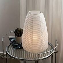 Modern Round Paper Lampshade, Classic Solid Color Lamp-Chimney, Desktop Desk Lamp Lampshade Suitable For Living Room, Bedroom, Home Decor, Kitchen Decoration - Multicolor - View 6