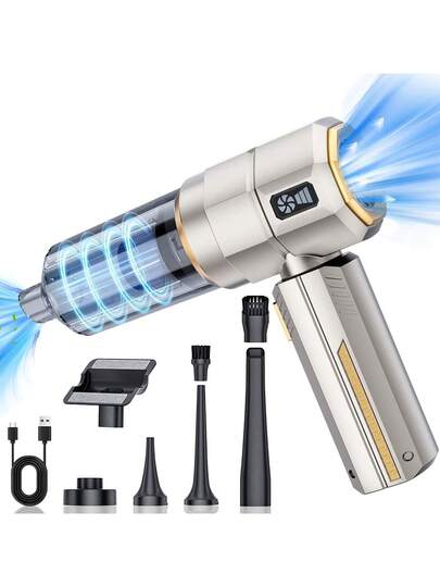 SUITU held Car Stofzuiger Cleaner, Cleaner Air Purifier, Multi Nozzles, Cars, Homes, Offices, Pets, Outdoor Blowers, More Best 2000mAh11.1V view 2