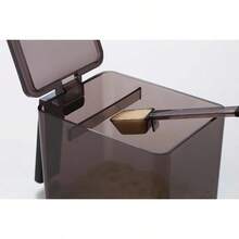 Yamazaki Home Spice Container Plastic Large Food Storage Black