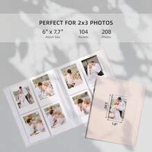 ¡RecomendadoVienrose Mini  - Álbum de fotos libro de 208 fotos de 2 x 3 pulgadas para Fujifilm  Mini 7s 8 9 11 25 26 40 50s 90 Evo Z2300 cámara instantánea,  Snap beige, 1 paquete¡Top de Temporada - MORADO - Ver 11