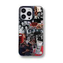 Funda de Teléfono Band O- IMD Color Plata Compatible con 17 16 15 14 Plus 13 12 11 Pro Max Galaxy S22 S23 S24 S25 Plus Ultra - z9 - Ver 2
