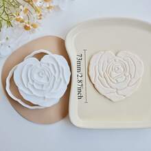 妈妈生日翻糖饼干模具 情人节母亲节快乐 爱心玫瑰造型压花压模 DIY烘焙工具 - 模具 - 查看 8