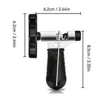 6 قطع حلقة وصل مفقودة للسلسلة الدراجة + أداة قطع سلسلة الدراجة + مؤشر تآكل السلسلة | طقم أدوات إصلاح سلسلة الدراجة Qkurt، مناسب لإصلاح حلقات سلاسل 6/7/8/9/10 سرعة، باللون الرمادي