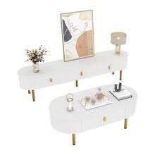 Television Stands & Entertainment Centers - 白色 + MDF2 - 查看 5