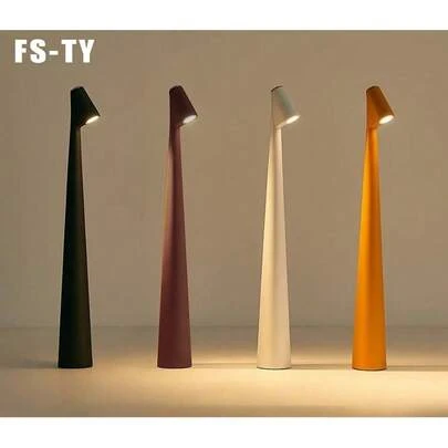 1pc Rechargeable LED Desk Lamp, Long Battery Life, Portable Lamp, Nordic Modern Style, Suitable For Living Room/Bedroom/Bedside Decor