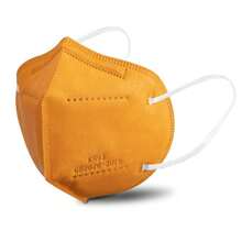 KN95 Face Mask 50 PCS Breathable Protection Masks Individually Wrapped 5-Ply KN95 Black Masks Cup Dust Safety Masks - Tangerine - View 1