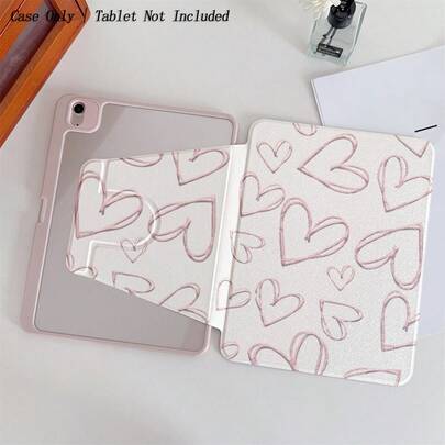 360°旋转可折叠平板电脑保护套，兼容iPad 11/A16/第十代/Air4/5/6/Pro 12.9/2024/2025/2020/2021/2022/2023/10.2/10.9/Mini7，以及Galaxy Tab A8/A9 Plus/S6 Lite/S7/S9FE Plus，非常适合工作、旅行和居家使用。