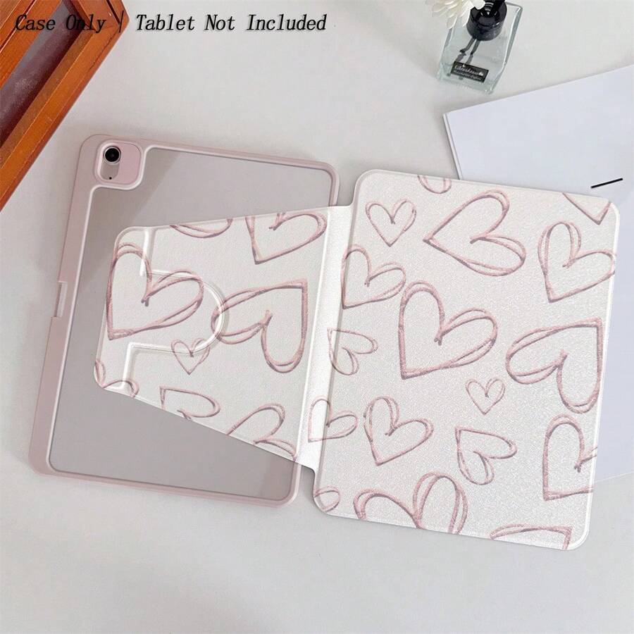 360°旋转可折叠平板电脑保护套，兼容iPad 11/A16/第十代/Air4/5/6/Pro 12.9/2024/2025/2020/2021/2022/2023/10.2/10.9/Mini7，以及Galaxy Tab A8/A9 Plus/S6 Lite/S7/S9FE Plus，非常适合工作、旅行和居家使用。 - 彩色 - 查看 1