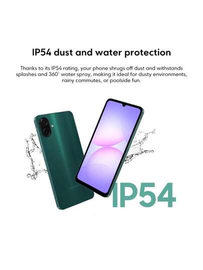三星 Galaxy A07 4G 智能手机全球版，6.7 英寸沉浸式显示屏，90Hz 刷新率，5000 万像素后置摄像头，最高 10 倍数码变焦，纤薄时尚设计，IP54 防尘防水 *不含充电器，是送给孩子和父母的绝佳圣诞礼物
