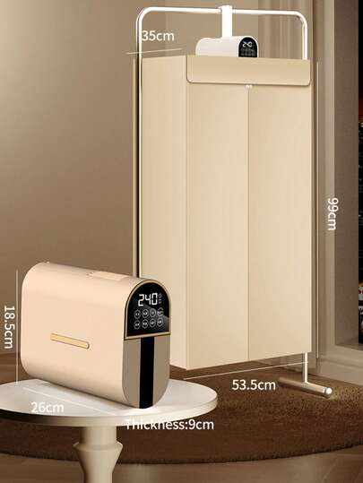 Foldable Clothes Dryer, Compact Automatic Laundry Drying Machine For Home, Dorm, Portable Clothes Dryer, Laundry Tool, Christmas Gift