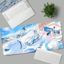 HD Printing Game Strinova Mouse Pad Rubber Anti-Slip Mat Keyboard Mousepad Locked Edge XXL 900x400mm Desk Mat Gaming Accessories - A15 - View 5
