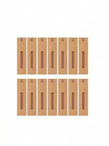 Hộp đựng bút bằng giấy Kraft (1/10/20/30 chiếc), hộp đựng bút đơn, họa tiết màu trơn chủ đề âm nhạc, đồ dùng và trang trí văn phòng phẩm và doanh nghiệp nhỏ, hộp đựng bút bằng giấy Kraft dày có cửa sổ | Túi đựng bút màu nâu, phù hợp với bút bi, bút máy, bút mực - Dùng cho văn phòng, trường học, quà tặng, kinh doanh - Tương thích với kẹp/nắp bút - Hộp đựng và sắp xếp, giá đựng bút, bao bì quà tặng, vẻ ngoài tự nhiên. - Nhiều màu - Xem 10