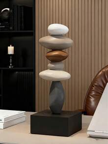 1件幸运符装饰雕塑 - 精致摆件，适合放置于客厅、电视柜或桌面 | 完美的乔迁礼物 - 彩色 - 查看 7