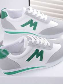 FZY Women's Walking Shoes - Anti-Slip Rubber Outsole, Shock-Absorbing Midsole & Moisture-Wicking Lining Lightweight Running Sneakers For Women - Breathable Knit Upper, Cushioned Heel For 5K Runs & Gym Workouts Women's Yoga Sneakers - Flexible Sole, Arch Support & Non-Marking Rubber For Studio Sessions & Casual Wear - 綠色 - 查看 5