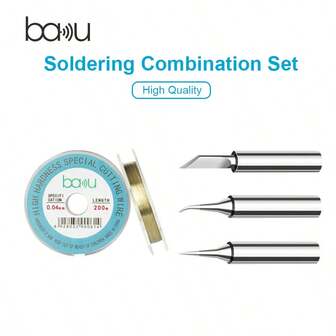 BAKU 7874.02 英寸金刚石线手机屏幕维修，液晶屏分割线，I/S/K 烙铁头，高精度电子产品维修工具，耐用焊接维修工具，PCB 维修套件，专业维修必备